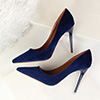 Chaussures À Talon Haut En Velours Elégant Pour Femmes