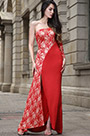 One Shoulder Lace Evening Dress Prom Dress