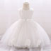 Cute Round Neck Sequins Tulle Baby Dress