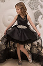 PREVENTE!!! Robe de Petite Fille Noir En Tulle