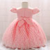 Pink Cap Sleeves Baby Dress