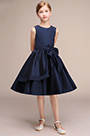Navy Blue Short Princess Party Girl Dress