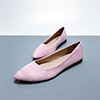 Simple Suede Toe Closed Pointed Flat Shoes