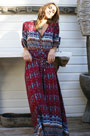 Chic Women Printed Plus Size Dress Holiday Dress
