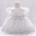 Lovely Lace Short Sleeves Baby Dress