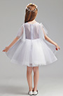 Robe Pour Fille Courte Avec Fleur En Tulle
