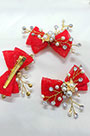 Bow-knot Floral Beads Girl Headwear