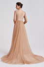 New Fashion Gold-Brown Shiny Formal Evening Dress