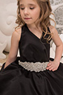 PREVENTE!!! Robe de Petite Fille Noir En Tulle