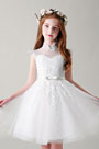 Bow-knot Lace Flower Girl Dress