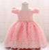 Pink Cap Sleeves Baby Dress