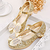 Girl's New Sequins Beadings Closed Toe Party Dance Shoes