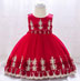 Round Neck Handmade Lace Baby Dress