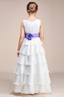 White Multi-layer Wedding Flower Girl Party Dress