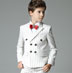White Boys Suits Children Wedding Tuexdo