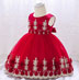 Round Neck Handmade Lace Baby Dress