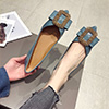 Women Fashion Toe Closed Pointed Flat Shoes
