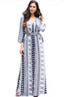 Long Sleeves Bohemia Dress Holiday Dress