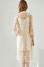 Embroidery 3/4 Sleeves Day Dress Summer Dress