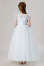 Kurzen Ärmeln Kinder Hochzeit Blumenmädchen Kleid