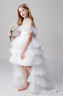 Tulle Multi-layer Wedding Flower Girl Dress