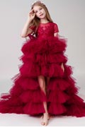 Princess Multi-layer Wedding Flower Girl Dress