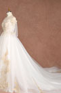 Princess Plus Size A-line Wedding Dress with Train