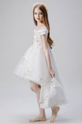 High Quality Embroidery Wedding Flower Girl Dress