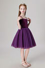 Lovely Purple Children Wedding Flower Girl Dress