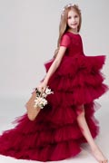 Princess Multi-layer Wedding Flower Girl Dress