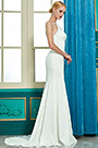 Sexy Neu Weißes Halfter Party Hochzeit Kleid