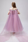 Off Shoulder Children Wedding Flower Girl Dress