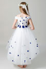 Lovely Off Shoulder Flower Girl Dress