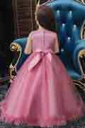 Girls Princess Flower Dress Kids Prom Puffy Ball Gowns