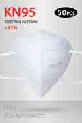 50 pcs KN95 FFP2 Face Mask Respirator Protection FDA  AUTHORIZED