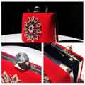 Stylish Rhinestones Velvet Clutches For Women