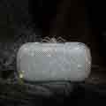 New Shiny Rhinestone Embellished Purse Clutch