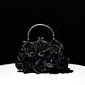 Women's Silk Satin Flowers Wedding Evening Bags Clutch