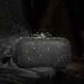 New Shiny Rhinestone Embellished Purse Clutch