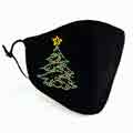 Christmas Washable Reusable&Adjustable Cloth Face Mask with Pattern