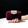 Evening Purses And Clutches Crystal Knuckle Clutch