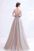Sexy Gradient Off Shoulder Long Party Formal Gown