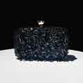 Womens Retro Clutch Shining Sequin Evening Handbag