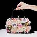 New Fashion Flower Women Purse Clutch Evening Bag