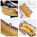 Hearty Trendy Gleaming Design Special Occasion Party Clutch Purse