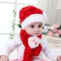 Lovely Cute Kids Hat Christmas Festival Sant Red Hat