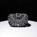 Crystal Beaded Rhinestone Clutch Purse Wedding Party Handbag