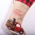 Christmas Gift Socks Candy Bags with Car Pattern
