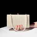 Women's Wedding Purse, Pearl Clutch/Handbag for Party/Formal Occasion