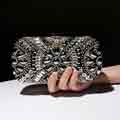 Crystal Beaded Clutch Evening Bags for Women Formal Bridal Wedding